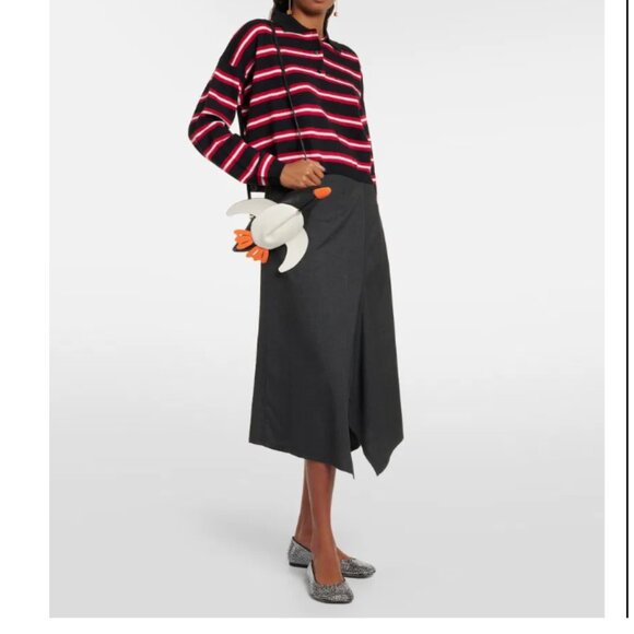 Loewe Striped Wool Polo Sweater (Small) - Picture 2 of 4